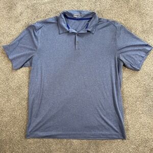 Nike Golf Polo Shirt Mens XL Blue‎ Short Sleeve Fit Dry Performance Casual